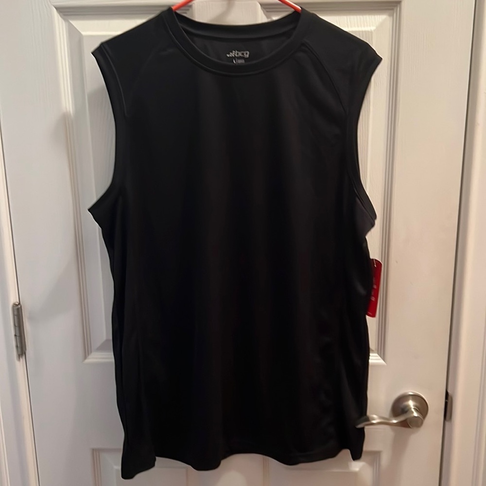 Men’s sleeveless BCG dri fit shirt NWT Large